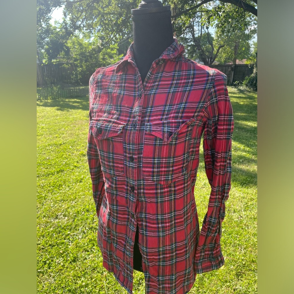 Fun & Flirt Plaid Shirt